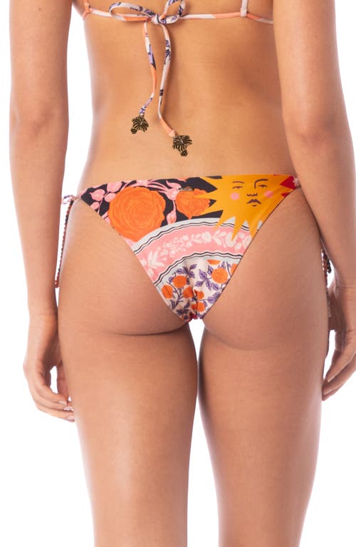 Maaji Sunning Reversible Bikini Bottoms In Pink
