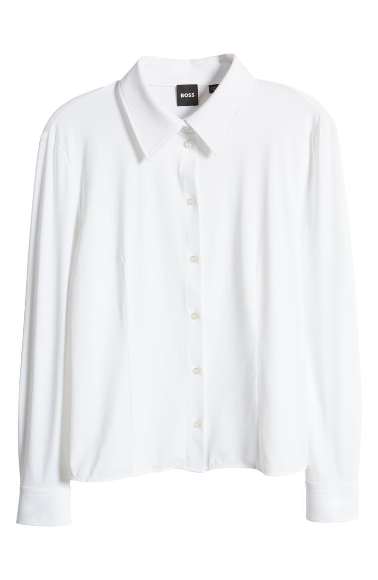BOSS Solid Button-Up Shirt, Alternate, color,