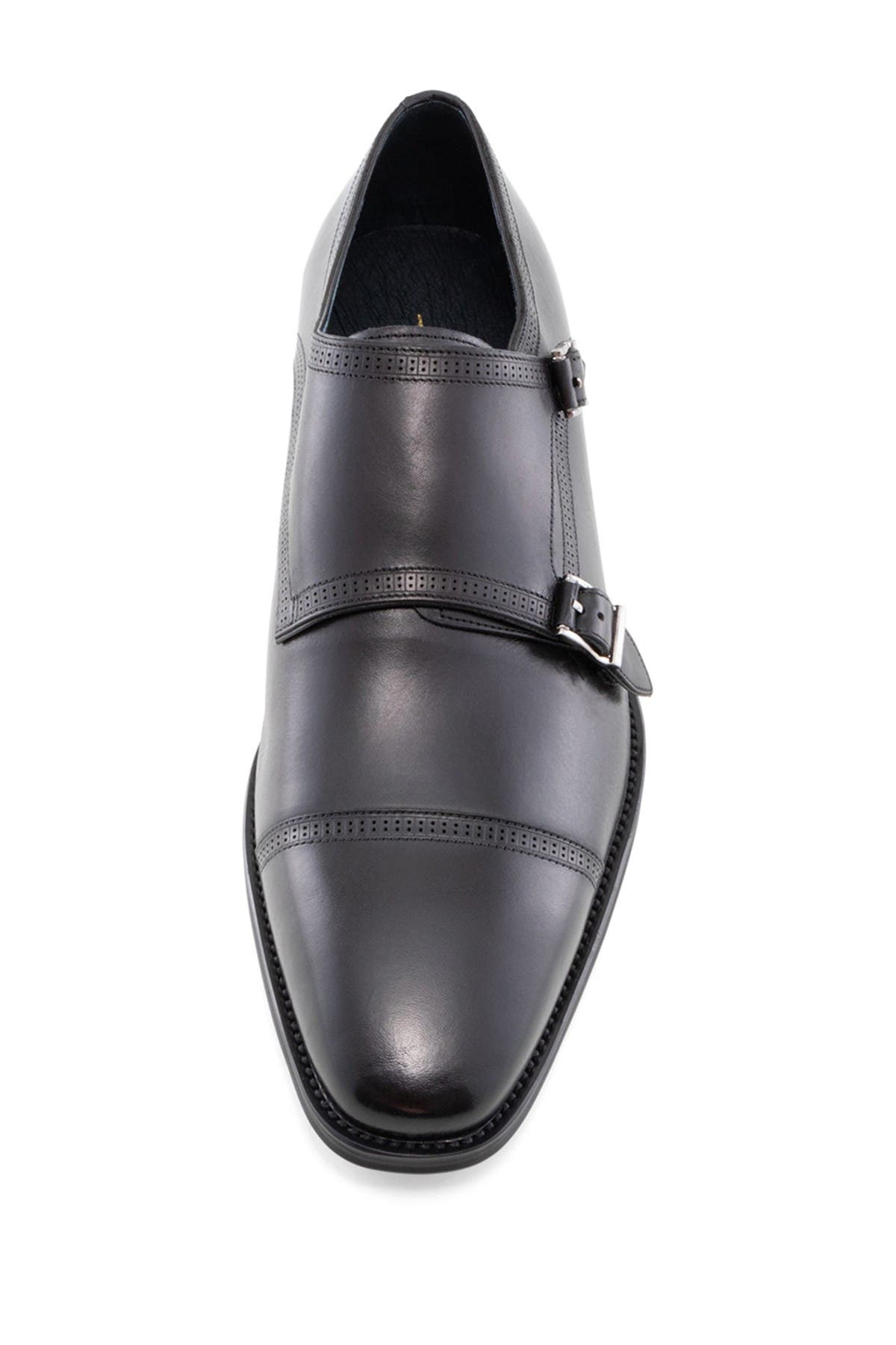 J75 BY JUMP McCain Monk Strap Leather Dress Shoe, Alternate, color, 