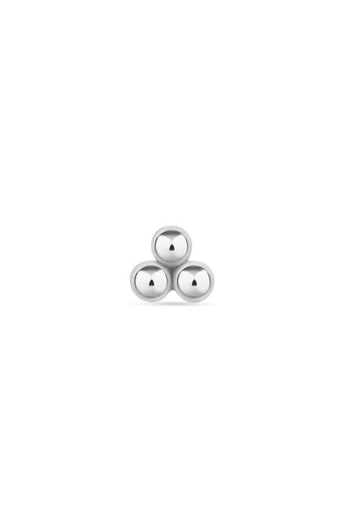 Maria Tash Three Ball Trinity Single Stud Earring