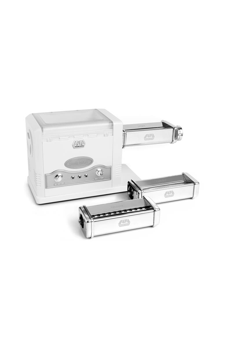 Marcato Electric Pasta Fresca Machine, Includes Lasagna, Fettuccine, Tagliolini, Main, color, Silver
