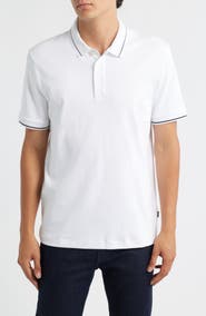 BOSS Parlay Tipped Cotton Polo