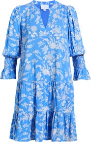 SUGARLIPS Odella Floral Print Shift Minidress