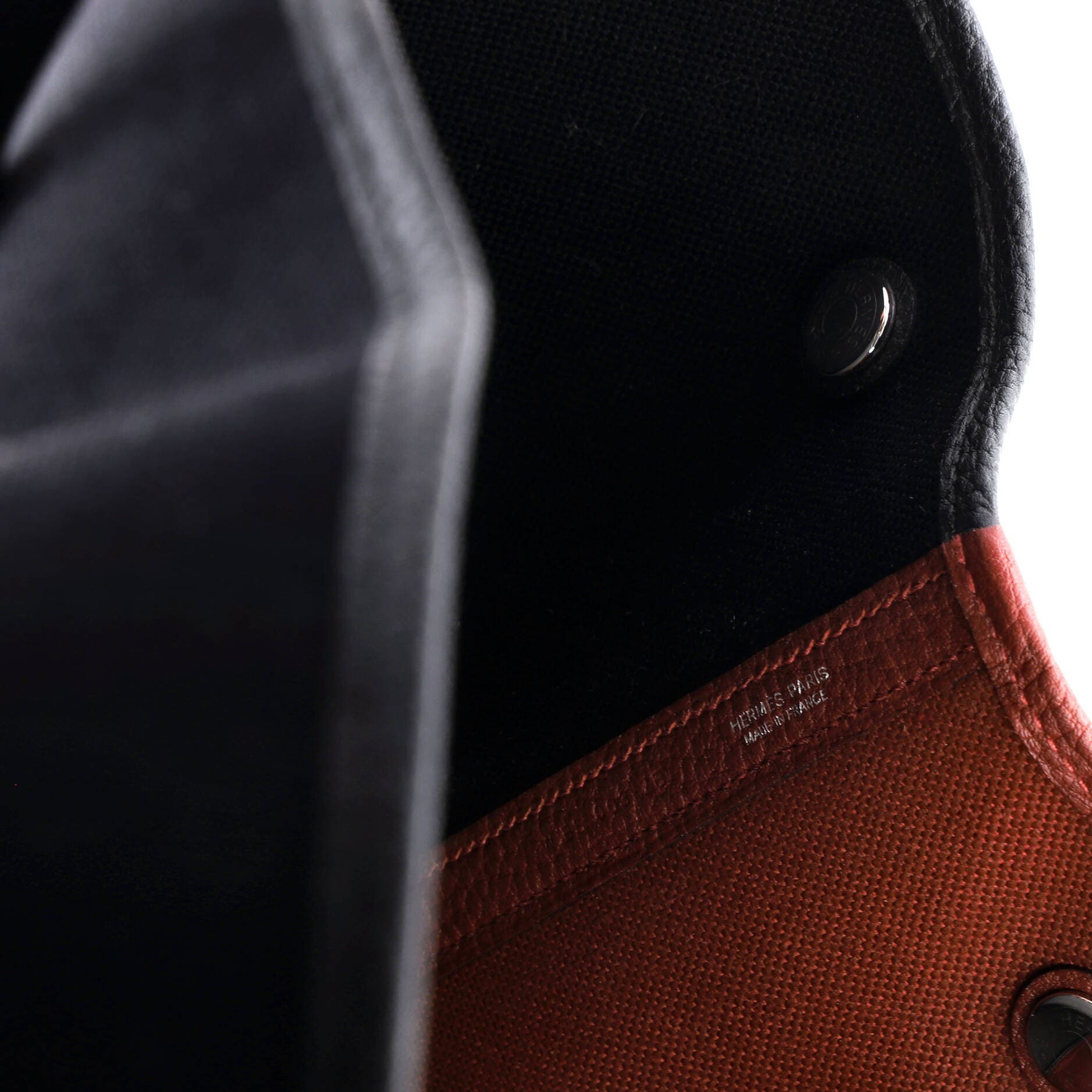 Pre-Owned Hermes Garden Party Voyage Tote Toile and Leather 49, Alternate, color, Rouge H/Noir