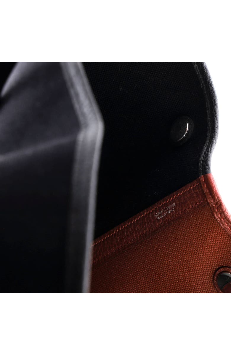 Pre-Owned Hermes Garden Party Voyage Tote Toile and Leather 49, Alternate, color, Rouge H/Noir