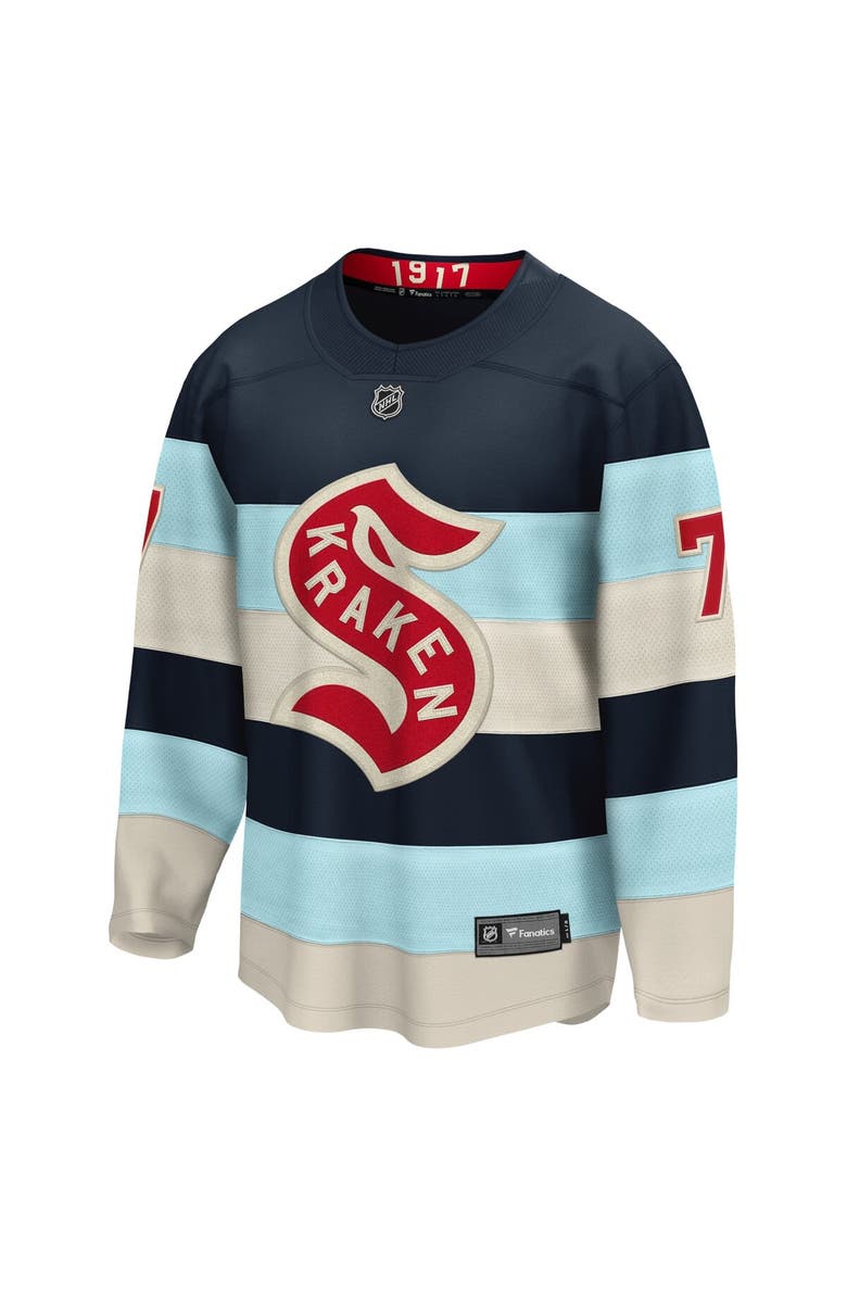 FANATICS Men's Fanatics Branded Jordan Eberle Deep Sea Blue Seattle Kraken 2024 NHL Winter Classic Breakaway Player Jersey, Alternate, color, 