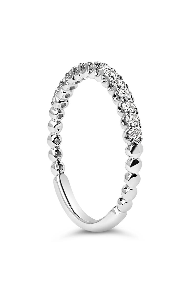 Haus of Brilliance 14K Gold 1/4 Cttw Round Diamond Prong Set Wedding Band, Alternate, color, White