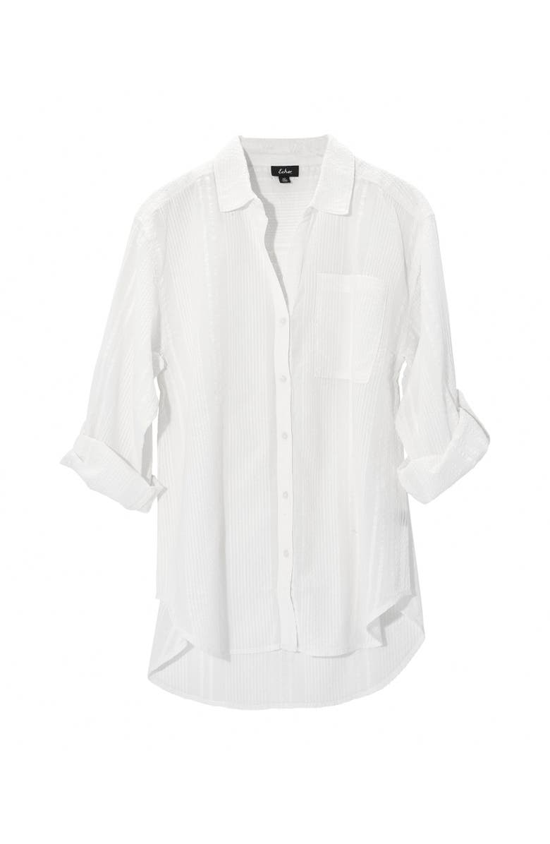 Echo Lamai Boyfriend Shirt, Main, color, Cream