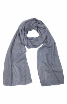 SAACHI Wool Blend Fringe Scarf