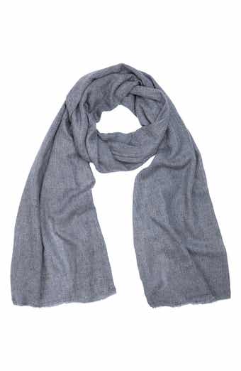 SAACHI Wool Blend Fringe Scarf
