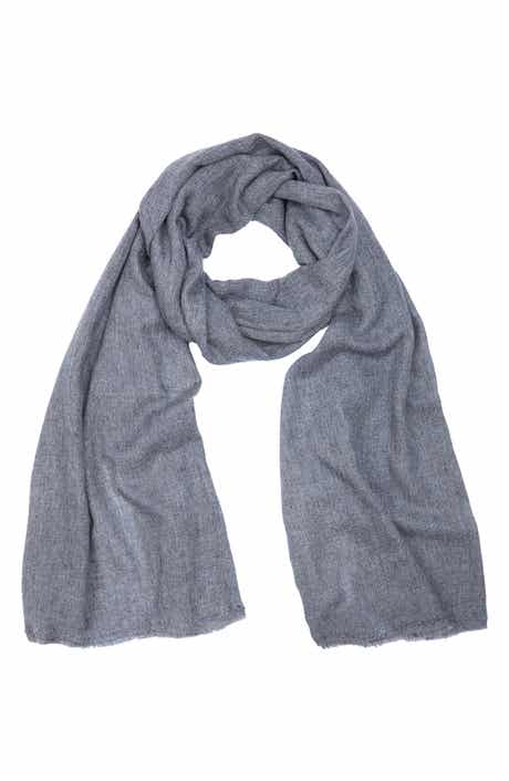 SAACHI Wool Blend Fringe Scarf