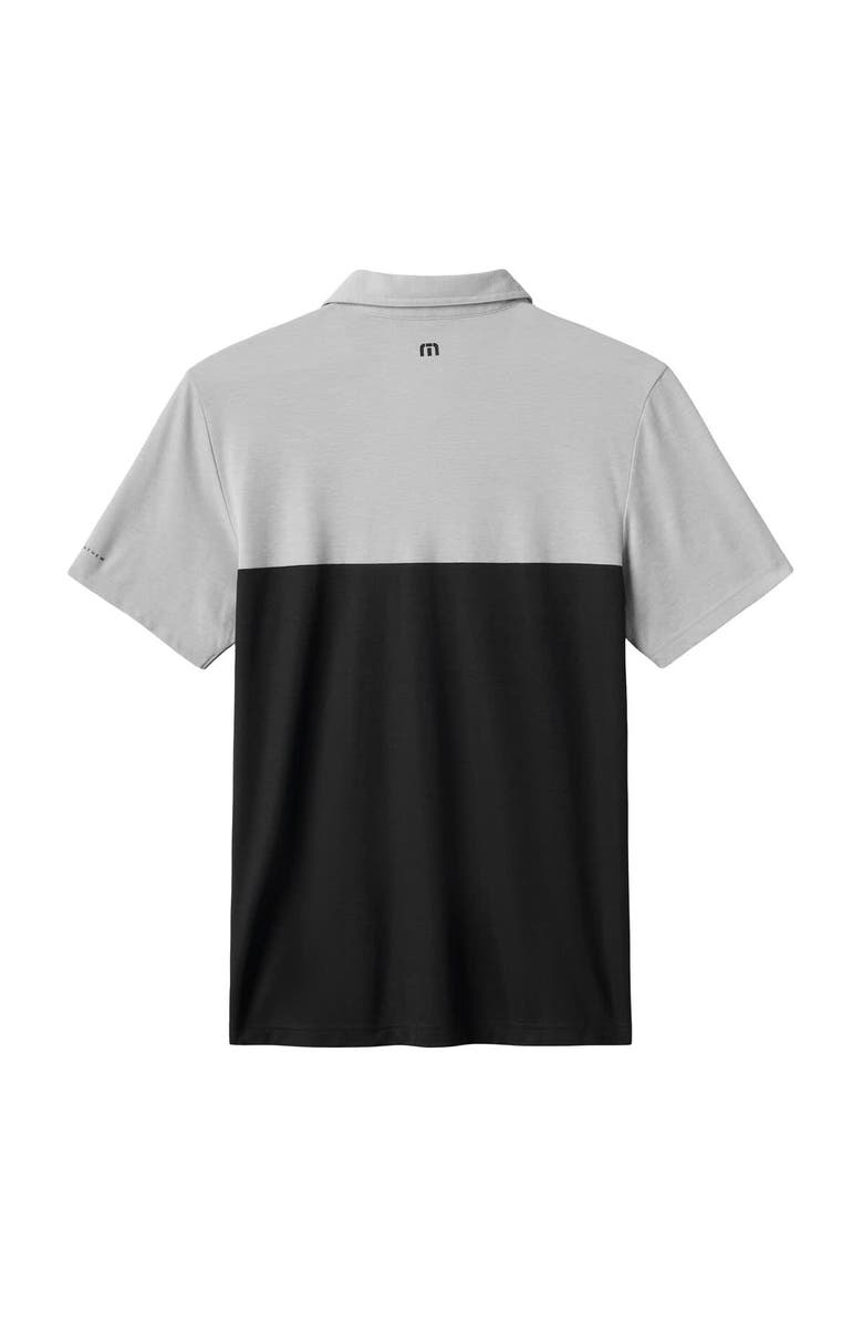 TravisMathew Men's TravisMathew Gray/Black Cincinnati Reds Home Run Leader Tri-Blend Polo, Alternate, color, Gray