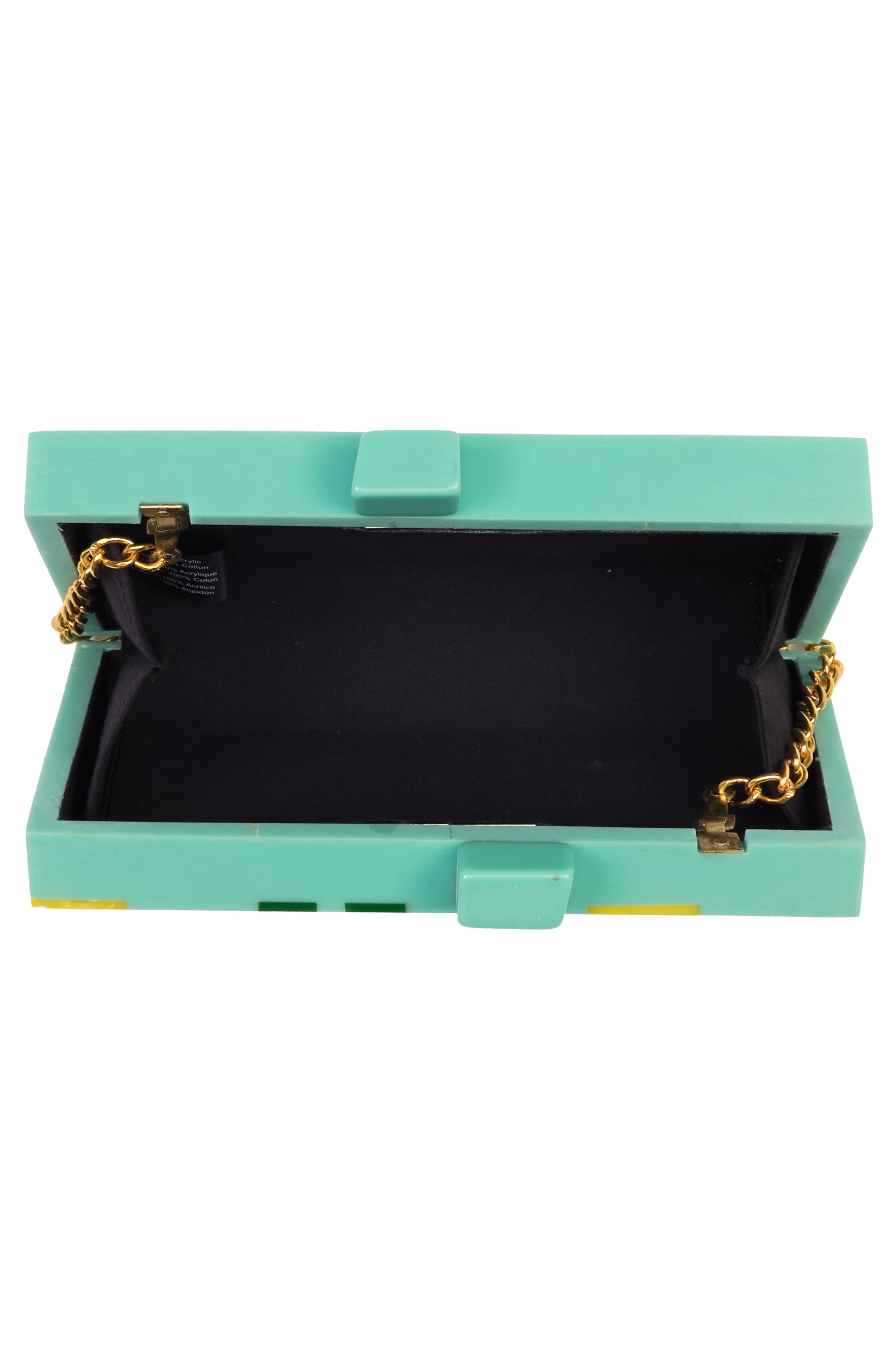 Lulu When Life Gives You Lemons Clutch, Alternate, color, 