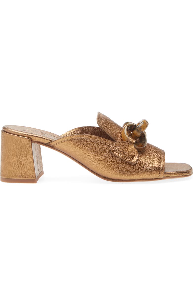 Pedro Garcia Umita Slide Sandal, Alternate, color, Old Gold Petitgrain-Tortoise