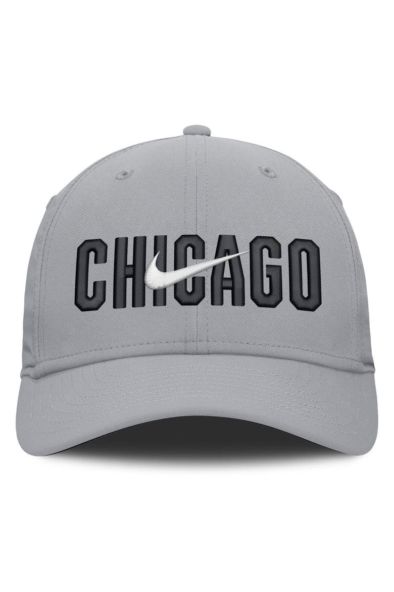 Men's Nike  Gray Chicago White Sox Primetime Rise Dri-FIT Flex Hat, Alternate, color, Gray