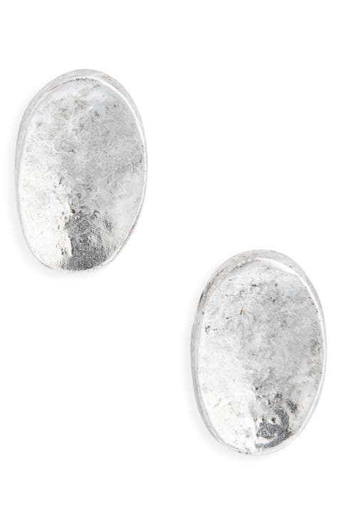 Oval Stud Earrings