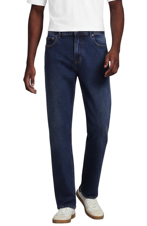 Stretch Comfort Waist Classic Straight Fit Jean