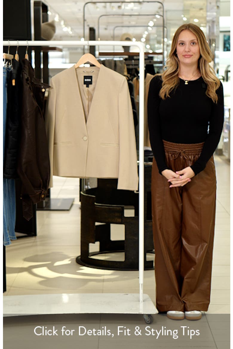 Jemma Collarless Jacket video