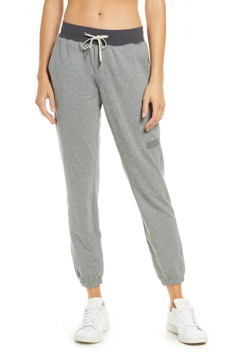 Laguna French Terry Lounge Pants, Main, color, HEATHER GREY