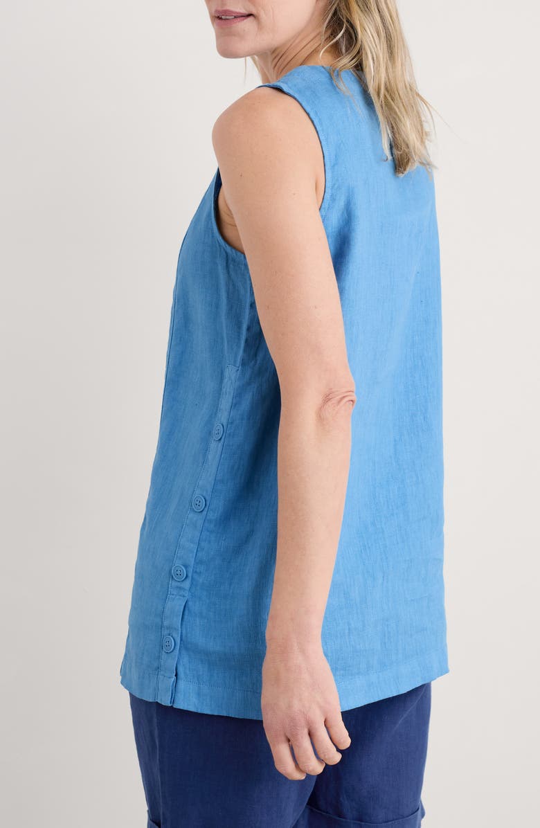 Seasalt Cornwall Foredune Linen Top, Alternate, color, Clear Sky