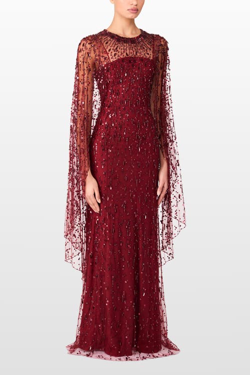 Jenny Packham Hestia Dress In Red