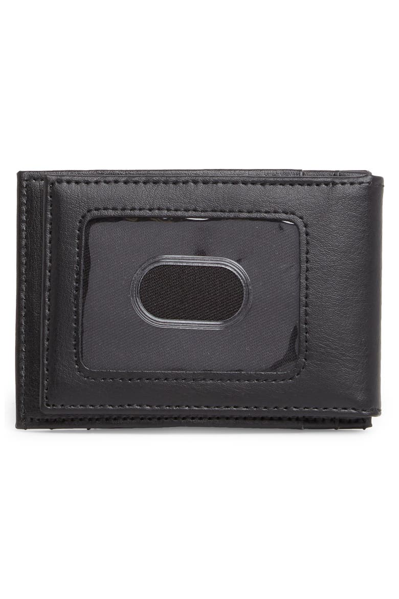 Magnetic Front Pocket Wallet, Alternate, color, BLACK