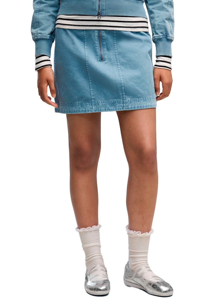Future Twill Miniskirt, Main, color, COOL BLUE