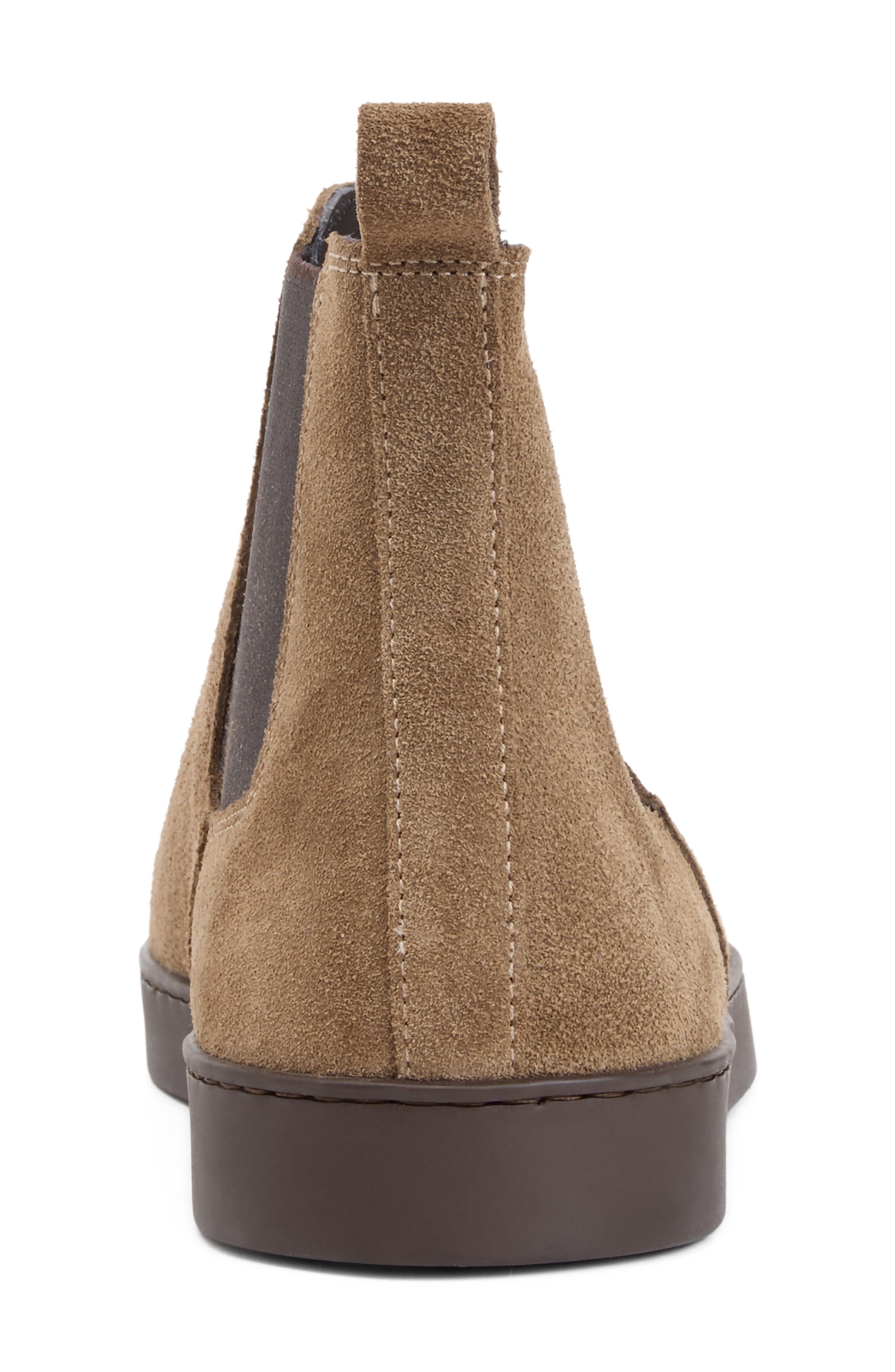Placido Leather Chelsea Boot, Alternate, color, TAUPE SUEDE