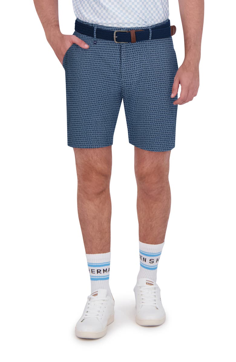 Ben Sherman Stretch Tech Shorts, Main, color, Navy