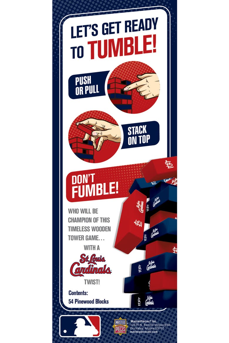 St. Louis Cardinals Tumble Tower, Alternate, color, Multicolor
