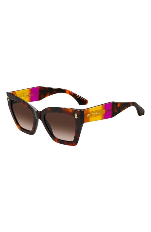 Etro 0090s Rectangle Acetate Sunglasses