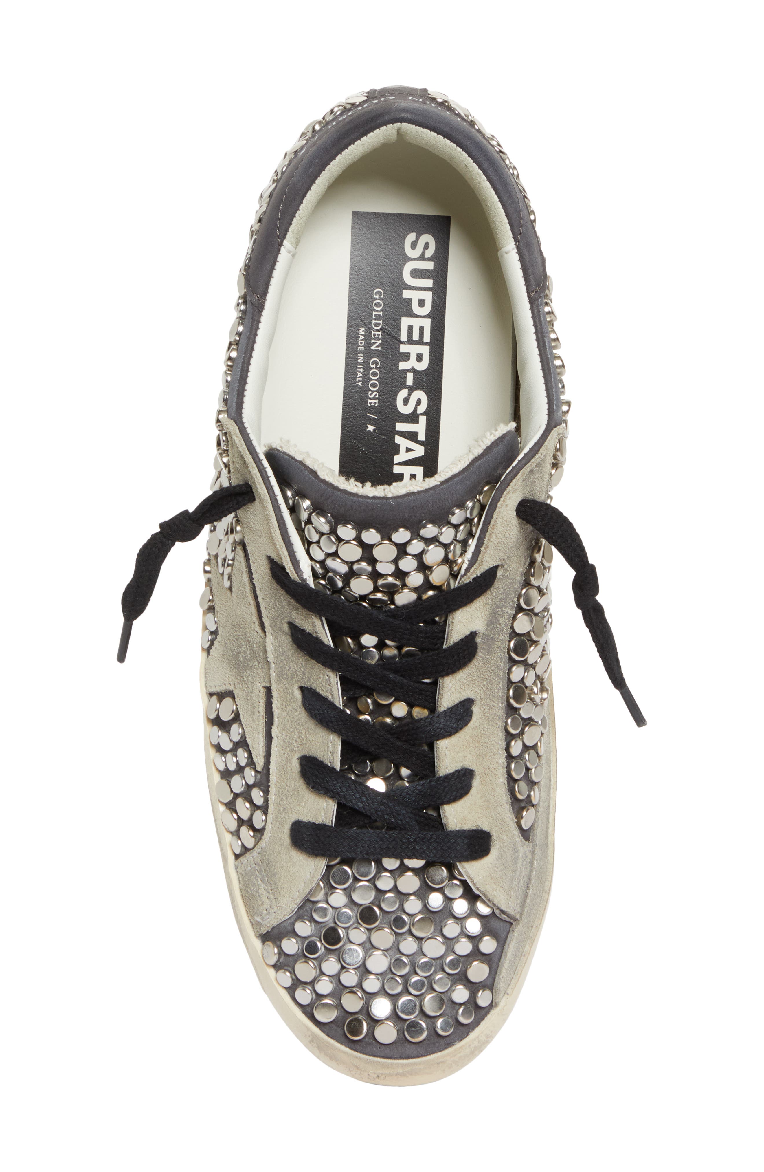 Golden Goose Super-Star Low Top Sneaker, Alternate, color, Beige/ Silver