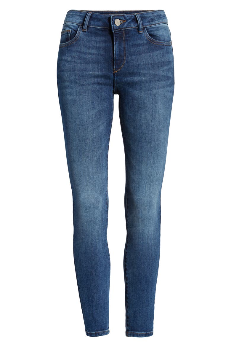 Florence Midrise Instasculpt Ankle Skinny Jeans, Alternate, color, SABINE
