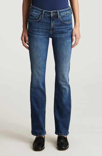 New York High Waist Ankle Straight Leg Jeans