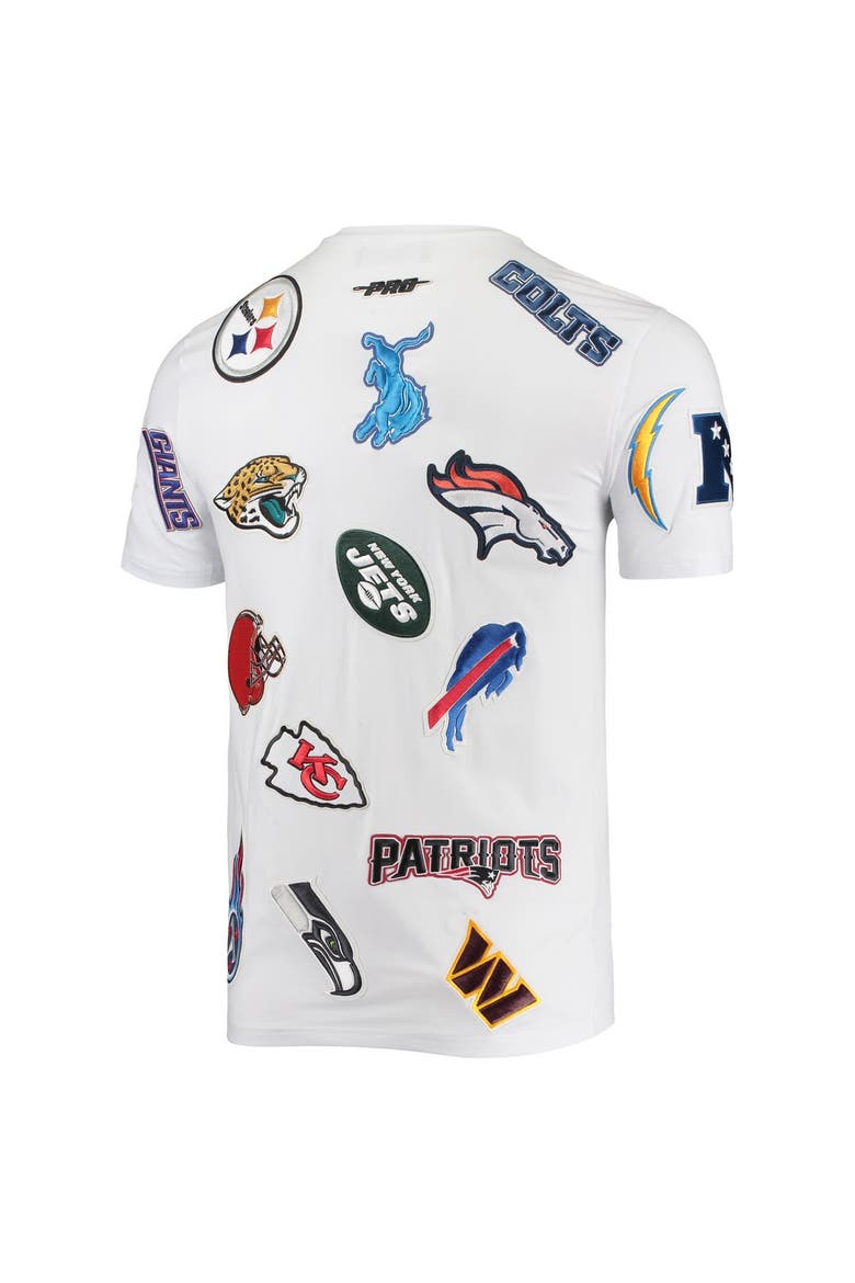 Men's Pro Standard White NFL League Wordmark T-Shirt, Alternate, color, White
