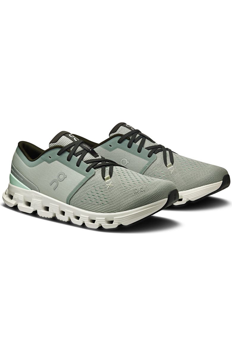 On Cloud X 4 Training Shoe, Main, color, Tin/ Iceberg