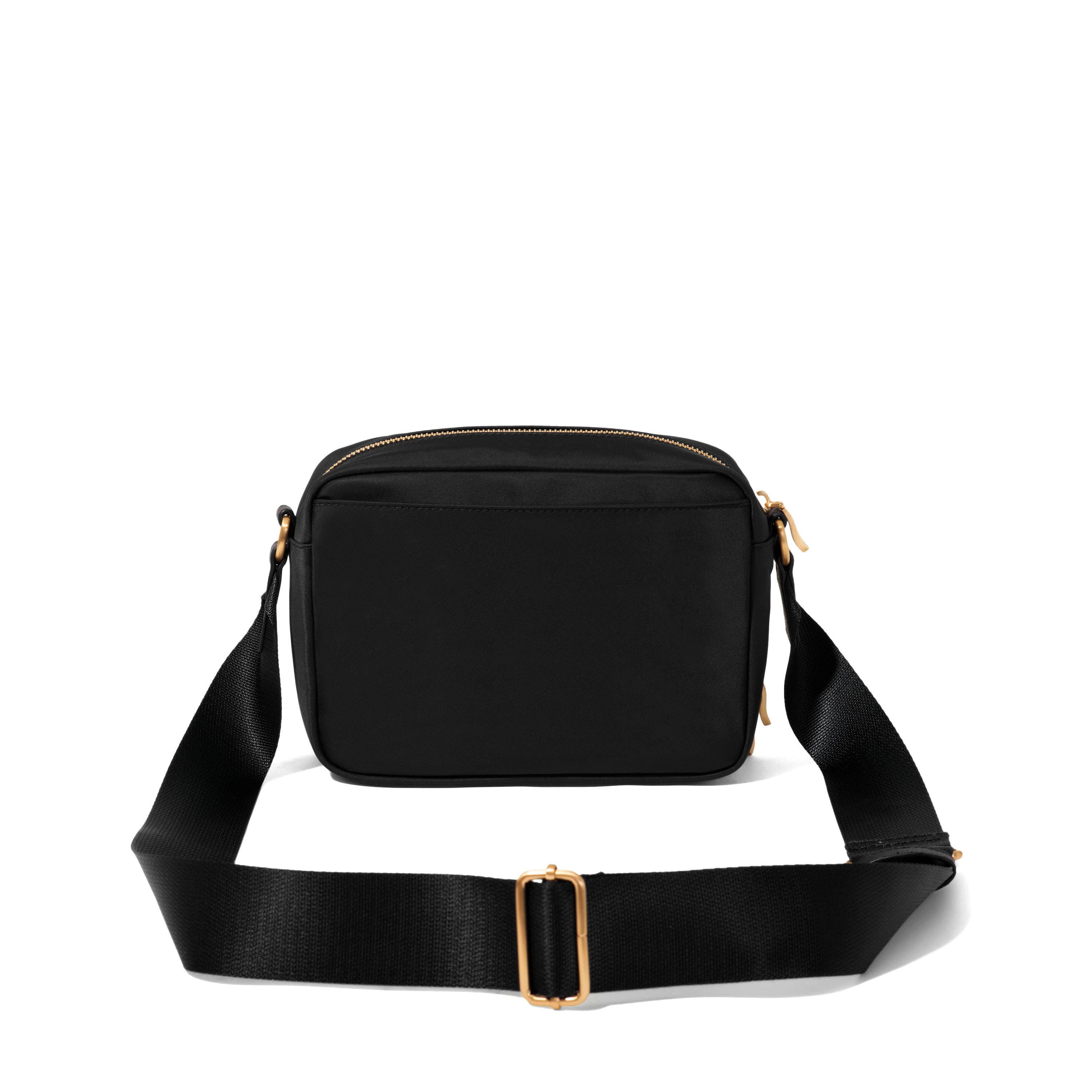 Mott Crossbody, Alternate, color, Black Twill With Gold Hardware