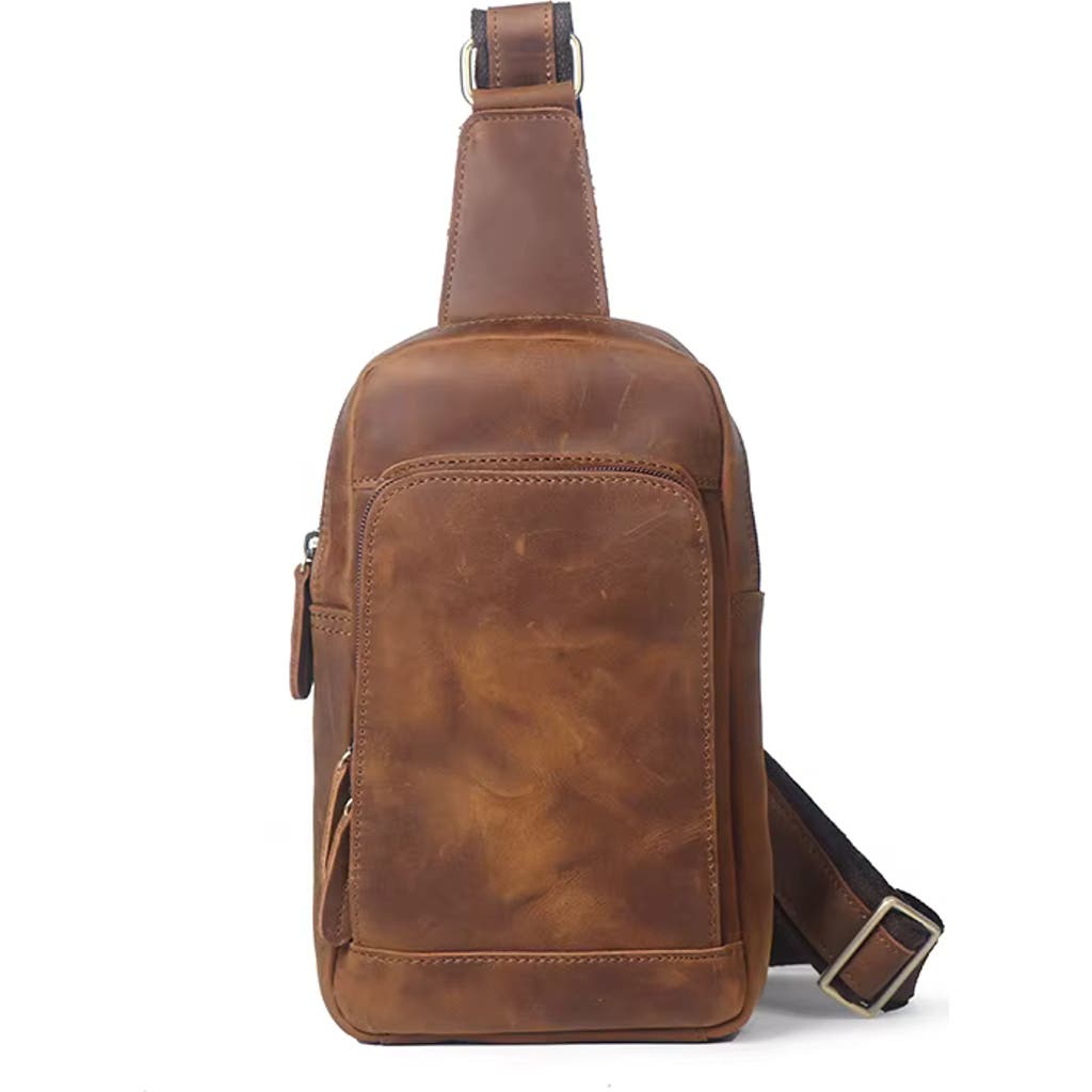 Steel Horse Leather Erling Leather Sling Bag | Crossbody Leather Pack