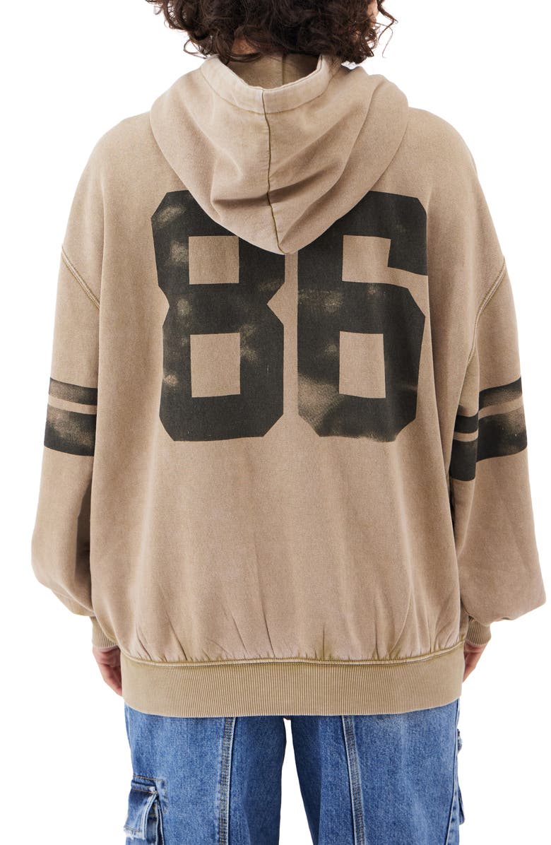 BDG Urban Outfitters Oversize Zip Hoodie, Alternate, color,