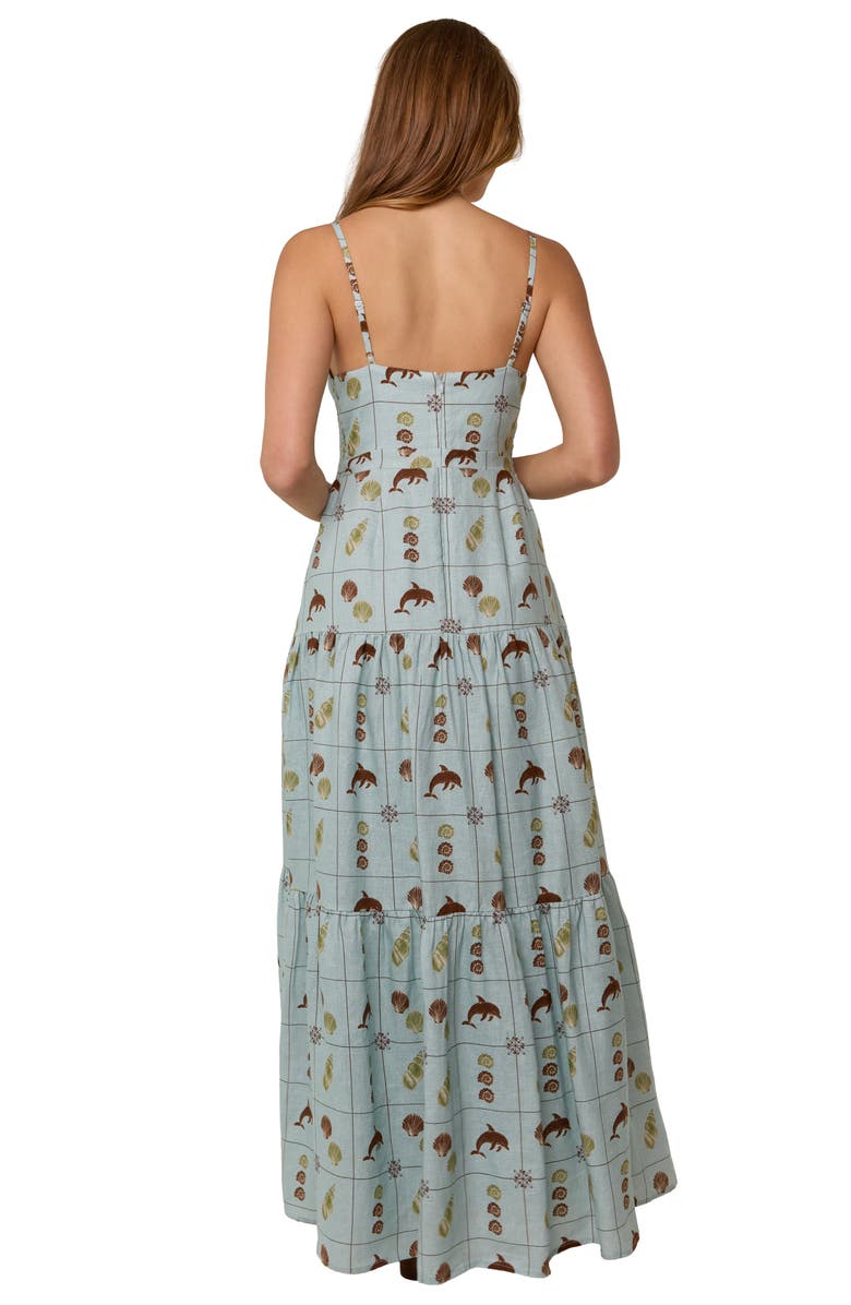 Palm Noosa Celine Maxi Dress, Alternate, color, Seashell Tile