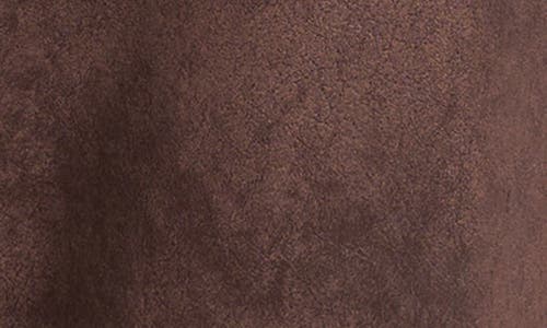 Wayf Freya Faux Suede Pants In Brown