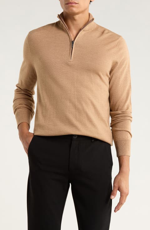 Swift Merino Wool Half Zip Pullover