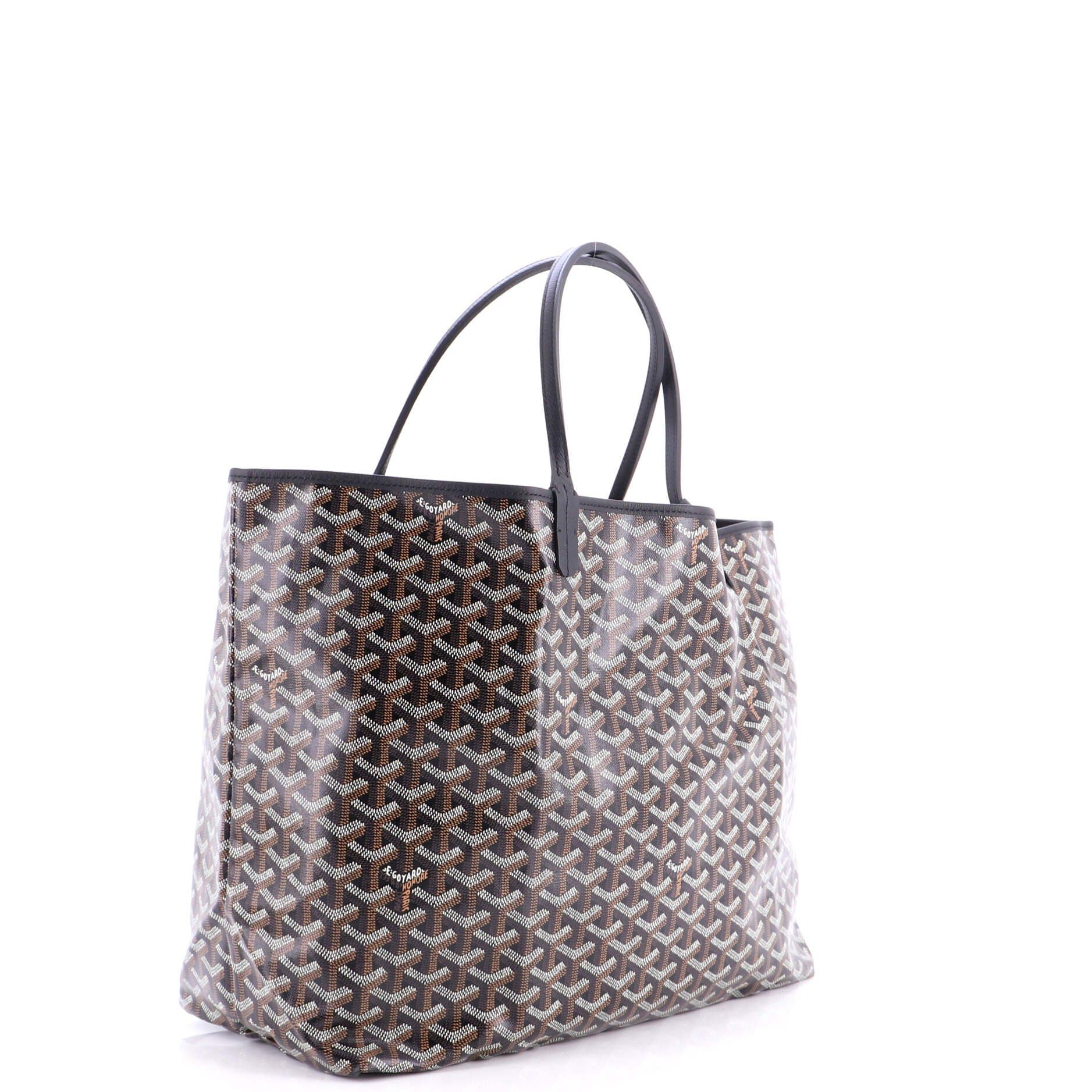 Saint Louis Tote Coated Canvas GM, Alternate, color, Black