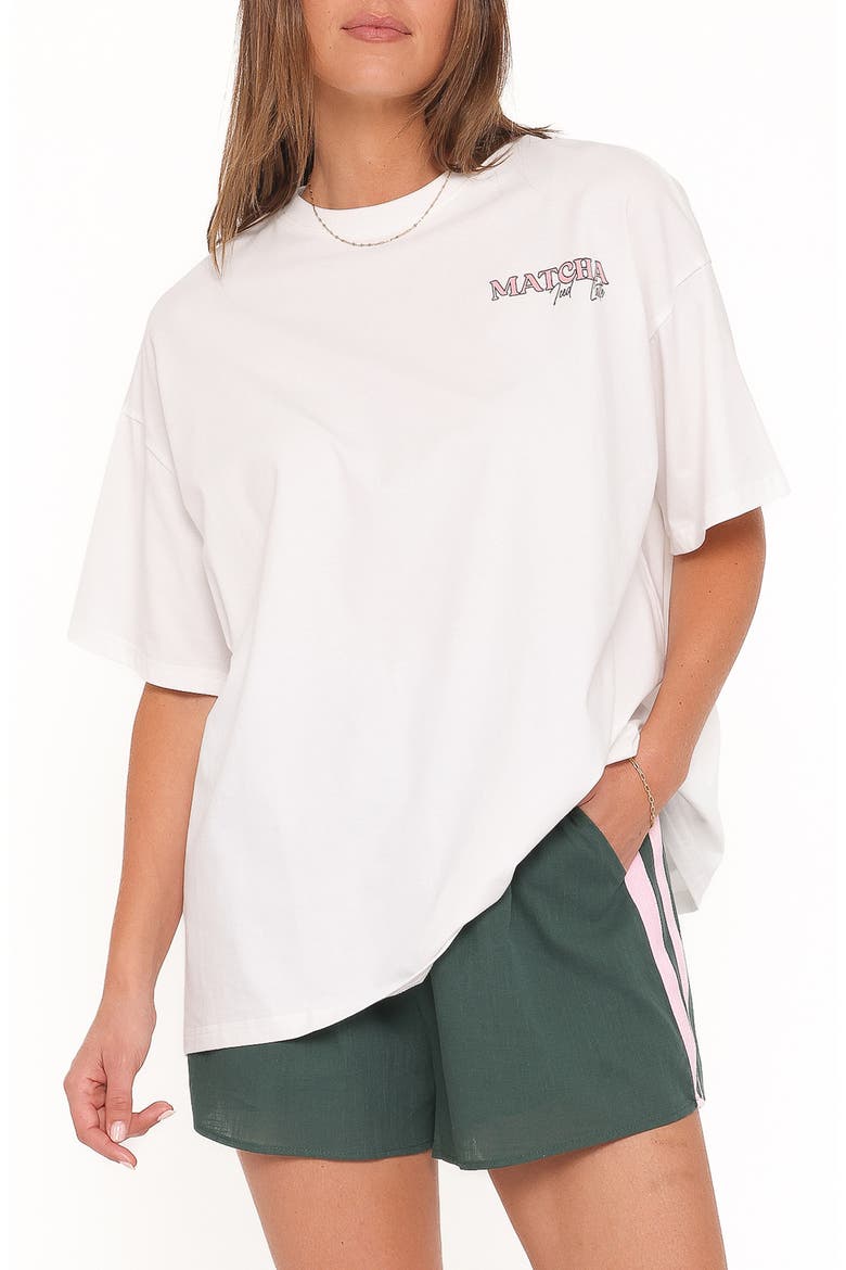 Billie Tee & Shorts Set, Main, color, GREEN MATCHA