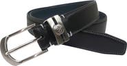 IZOD Golf Stretch Comfort Leather Belt Metal Keeper