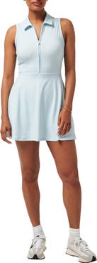 TravisMathew Move Half-Zip Sleeveless Dress