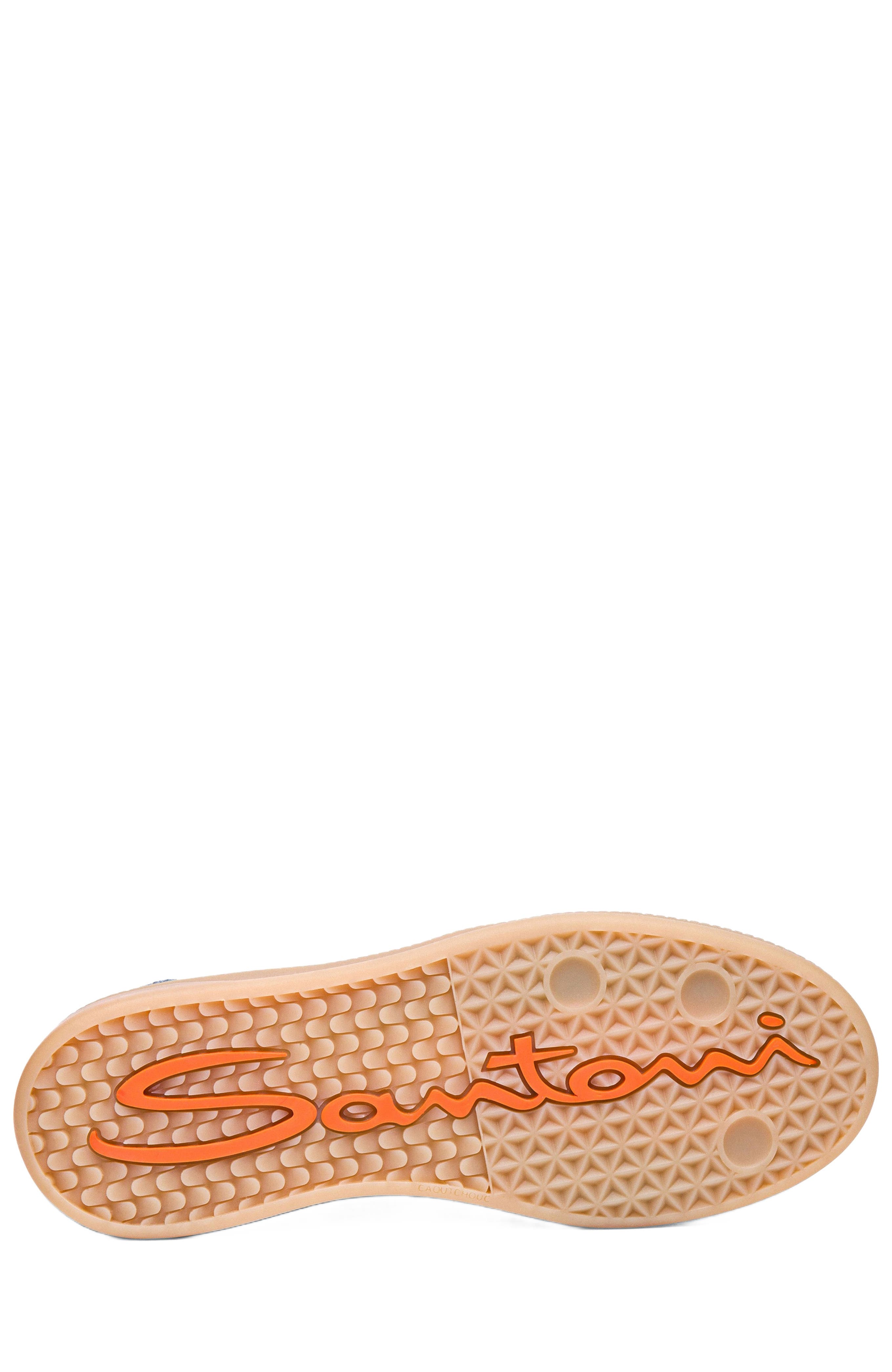 Santoni Women's DBS Oly sneaker, Alternate, color, Light Blue