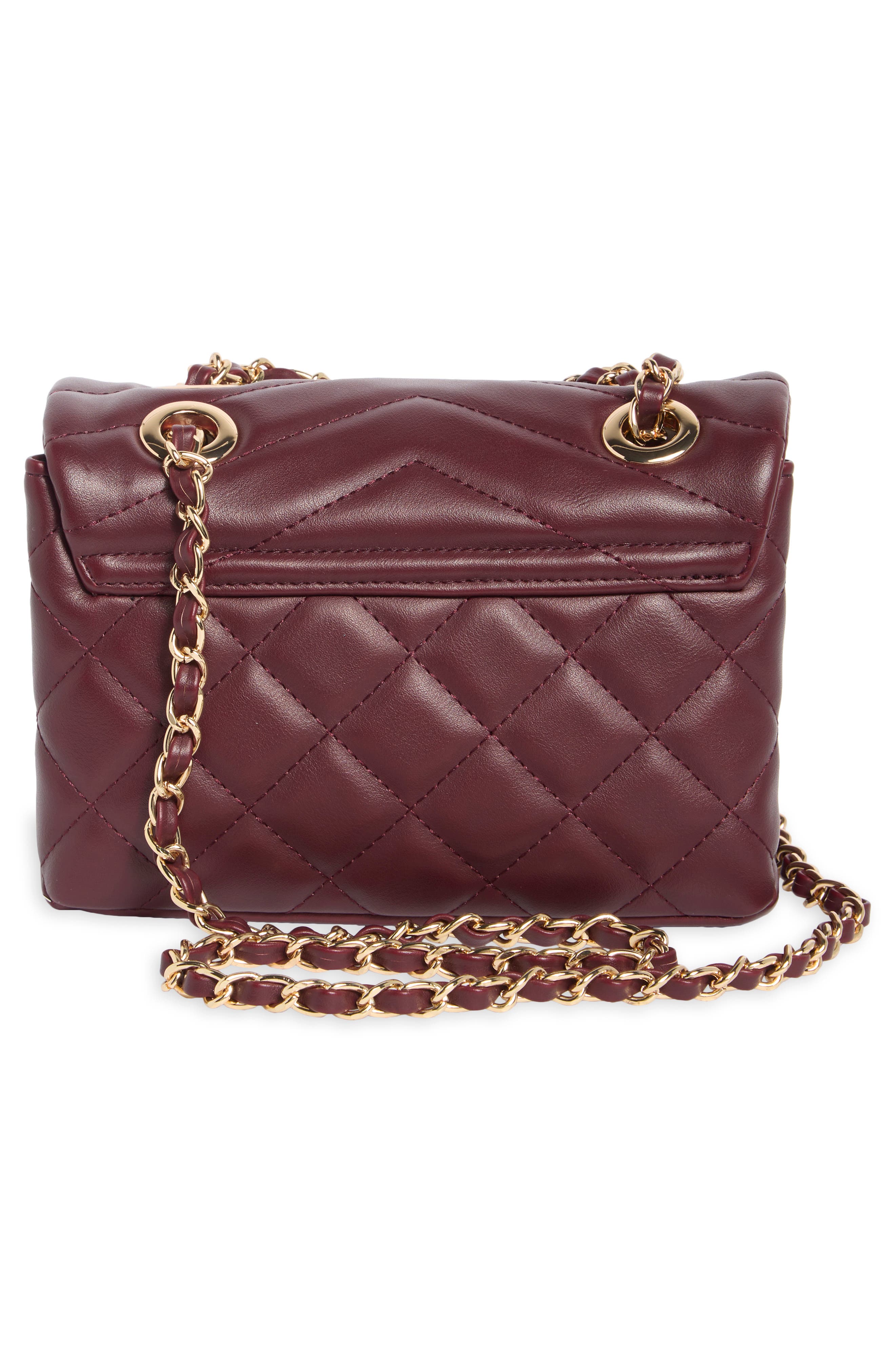 Alnilam Faux Leather Crossbody Bag, Alternate, color, BURGUNDY