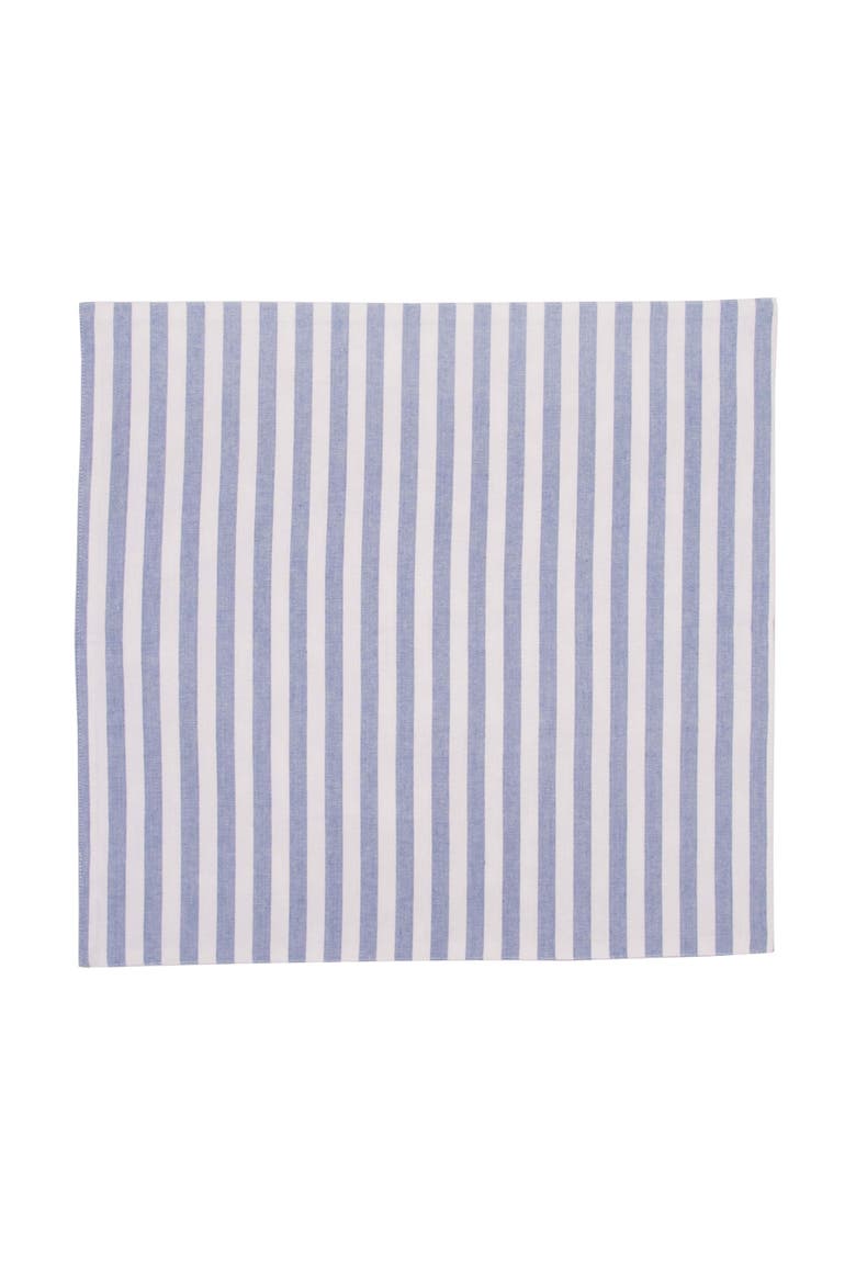 Calming Seas Starfish Reversible Hemstitch Napkins Set of 6, Alternate, color, Blue