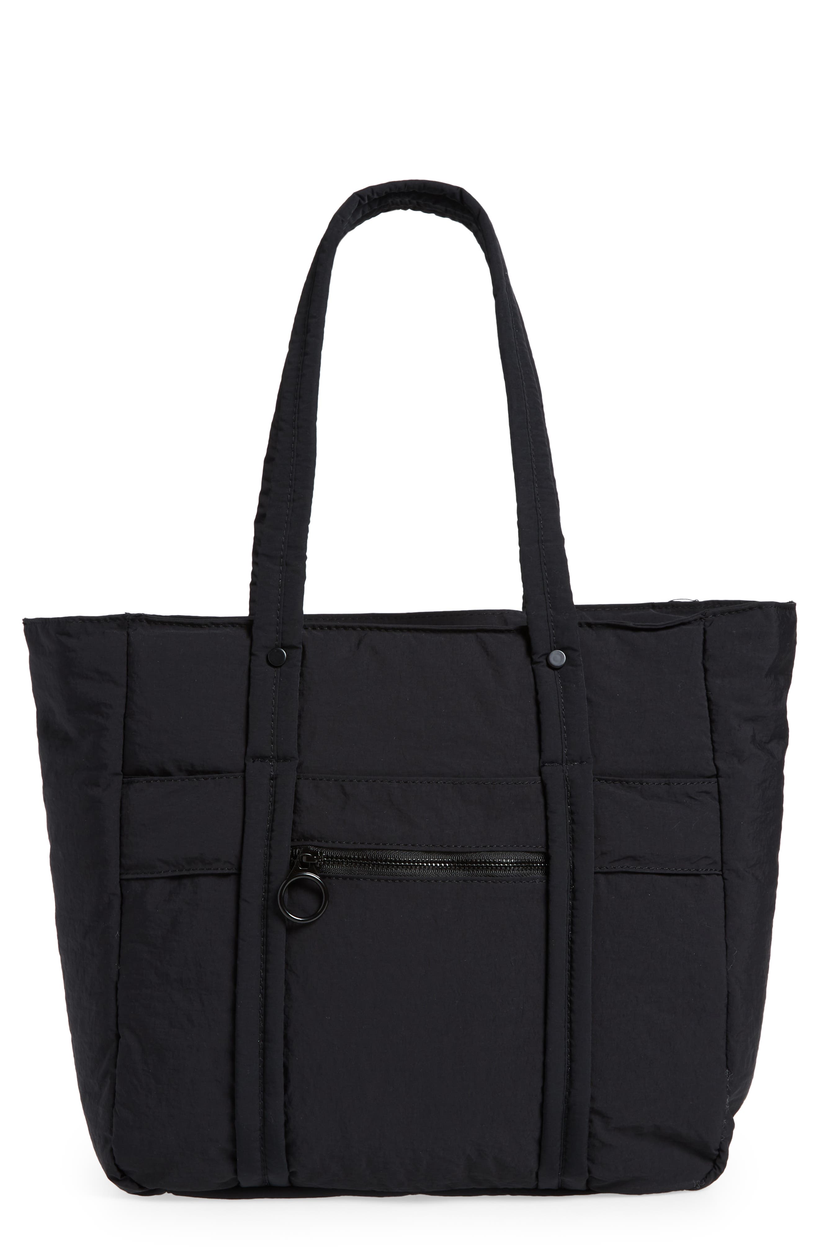 Street Level Everyday Nylon Tote, Main, color, 